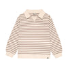 Jongens Oversized Sweater Collar van Daily7 in de kleur Sandshell in maat 128.