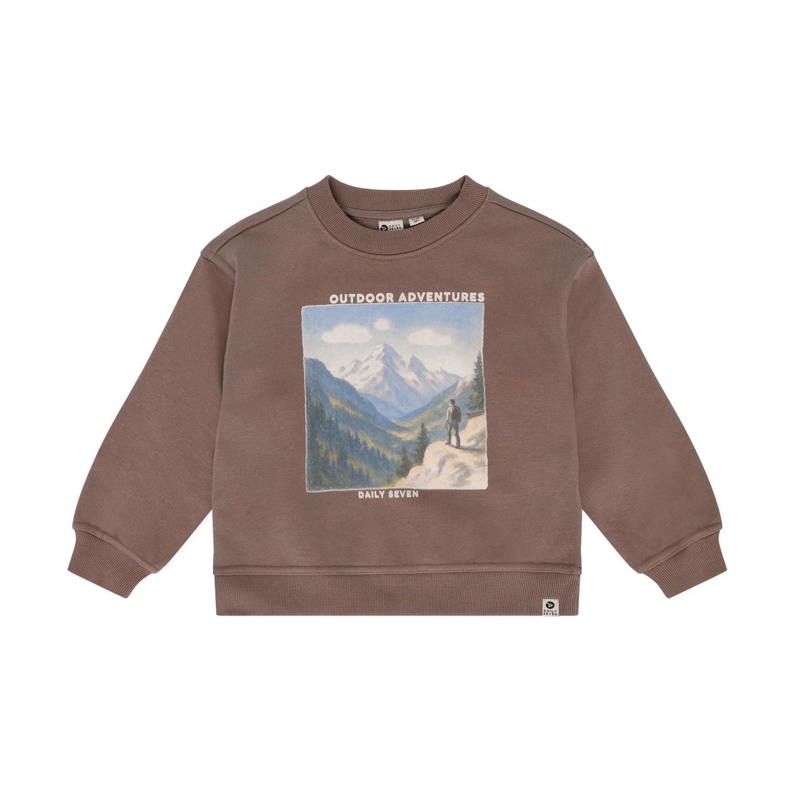 Daily7 Oversized Sweater Print