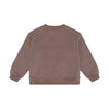 Jongens Oversized Sweater Print van Daily7 in de kleur Almond Brown in maat 128.