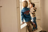 Jongens Shirt Longsleeve Denim van Daily7 in de kleur Medium Denim in maat 128.