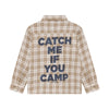 Jongens Shirt Longsleeve Check  van Daily7 in de kleur Plaza Taupe in maat 128.