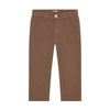 Jongens Straight Fit Washed van Daily7 in de kleur Almond Brown in maat 128.