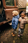 Jongens Quilted Jacket van Daily7 in de kleur Moonlight Blue in maat 128.