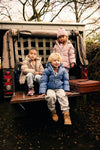 Jongens Quilted Jacket van Daily7 in de kleur Moonlight Blue in maat 128.