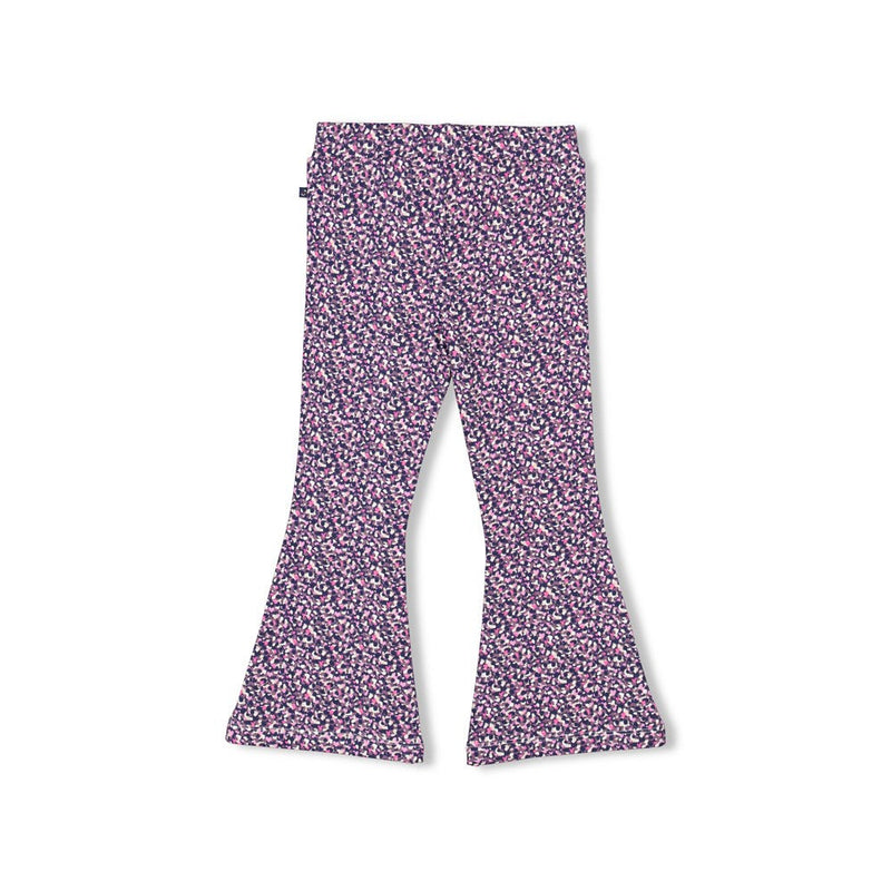 Meisjes Flared broek AOP - Dream About Summer van Jubel in de kleur Marine in maat 128.