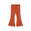 Meisjes Flared broek rib - Sunny Side Up van Jubel in de kleur Terracotta in maat 128.