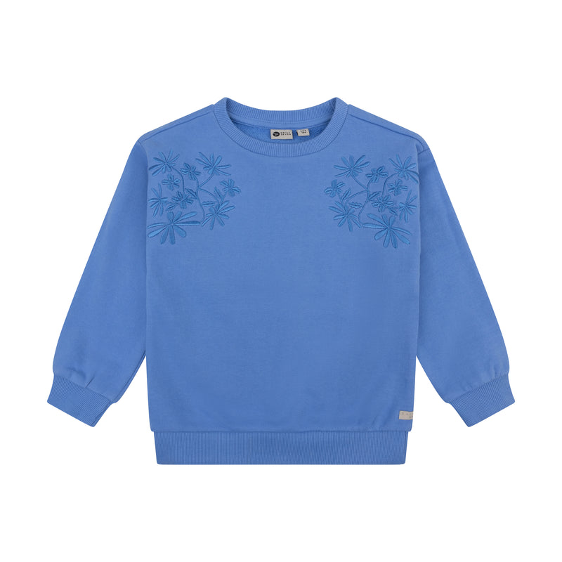 Daily7 Sweater Embroidery Flower