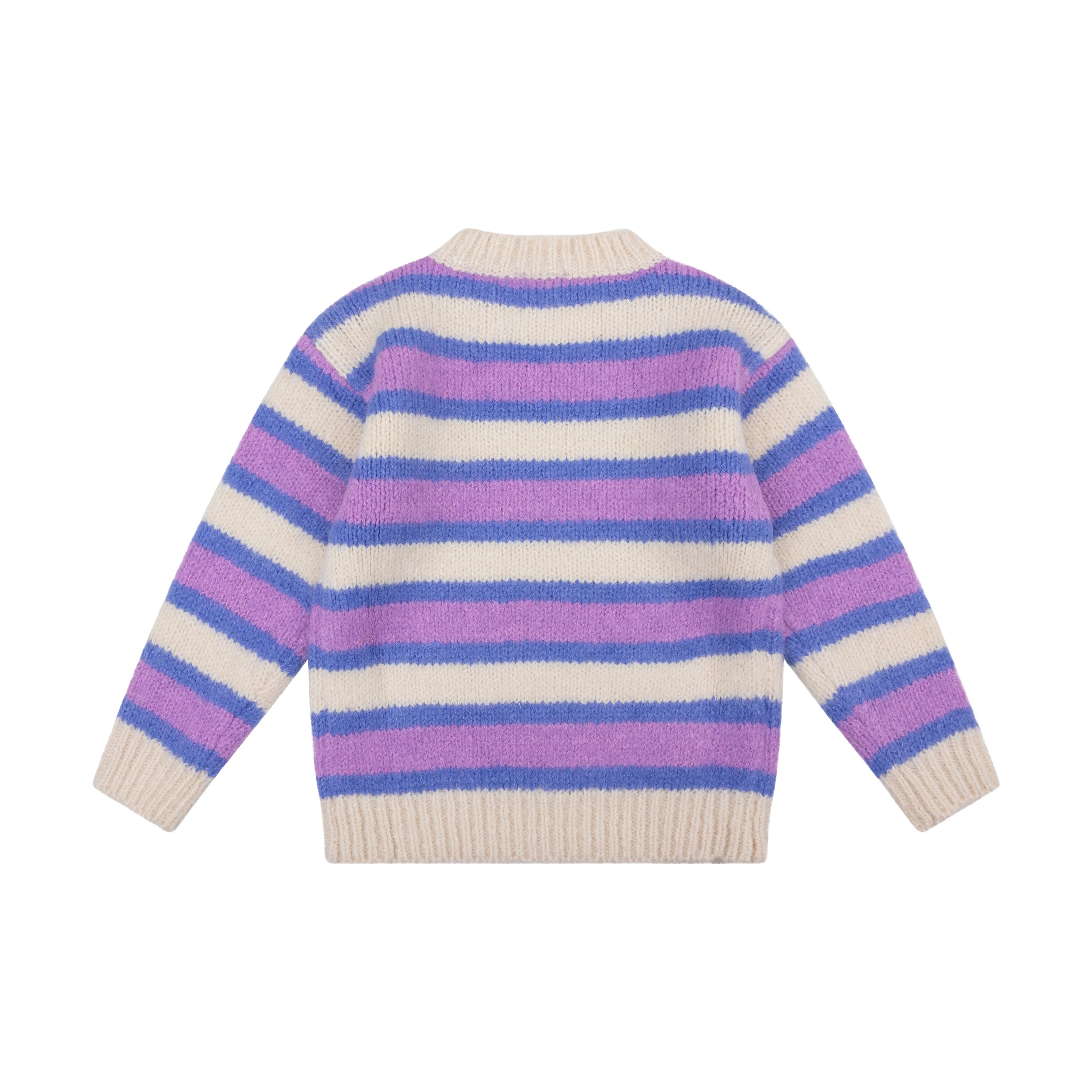 Daily7 Knitted Sweat Fancy Stripe