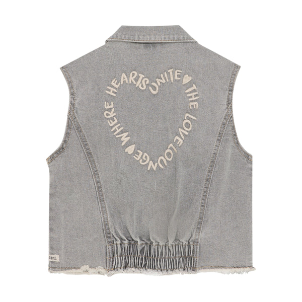 Daily7 Denim Sleeveless Jacket