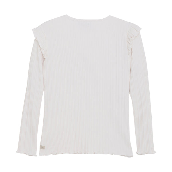Daily7 T-shirt LS Fancy Rib