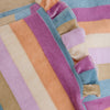 Meisjes T-shirt Terry Stripe van Daily7 in de kleur Cherry Purple in maat 128.