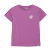 Meisjes T-shirt Fancy Lace van Daily7 in de kleur Cherry Purple in maat 128.
