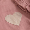 Meisjes T-shirt Heart van Daily7 in de kleur Ash Rose in maat 128.