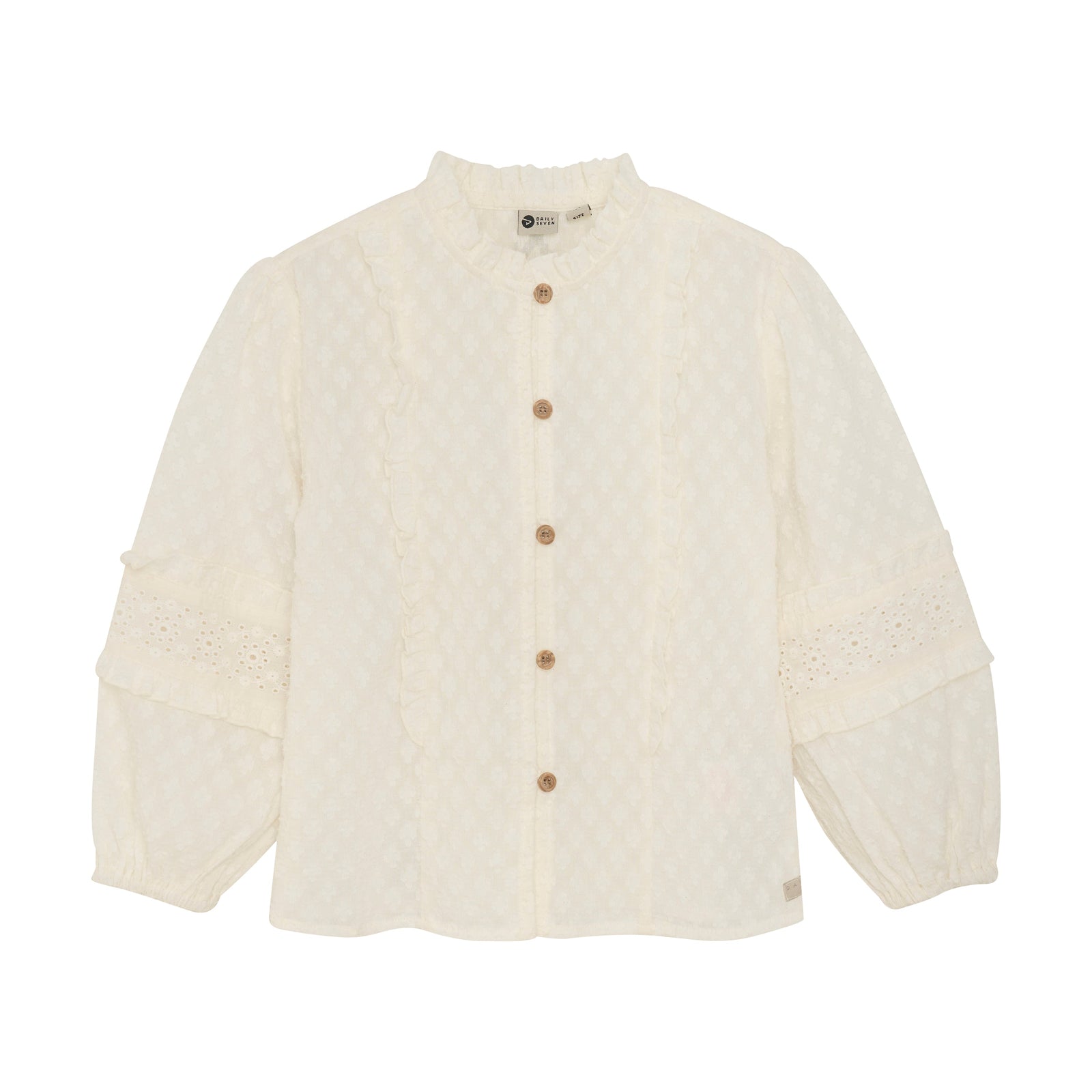 Daily7 Shirt Longsleeve Ruffle