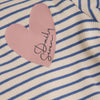 Meisjes T-shirt Striped van Daily7 in de kleur Cloud in maat 128.