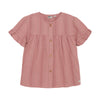Meisjes Ruffle Shirt van Daily7 in de kleur Ash Rose in maat 128.