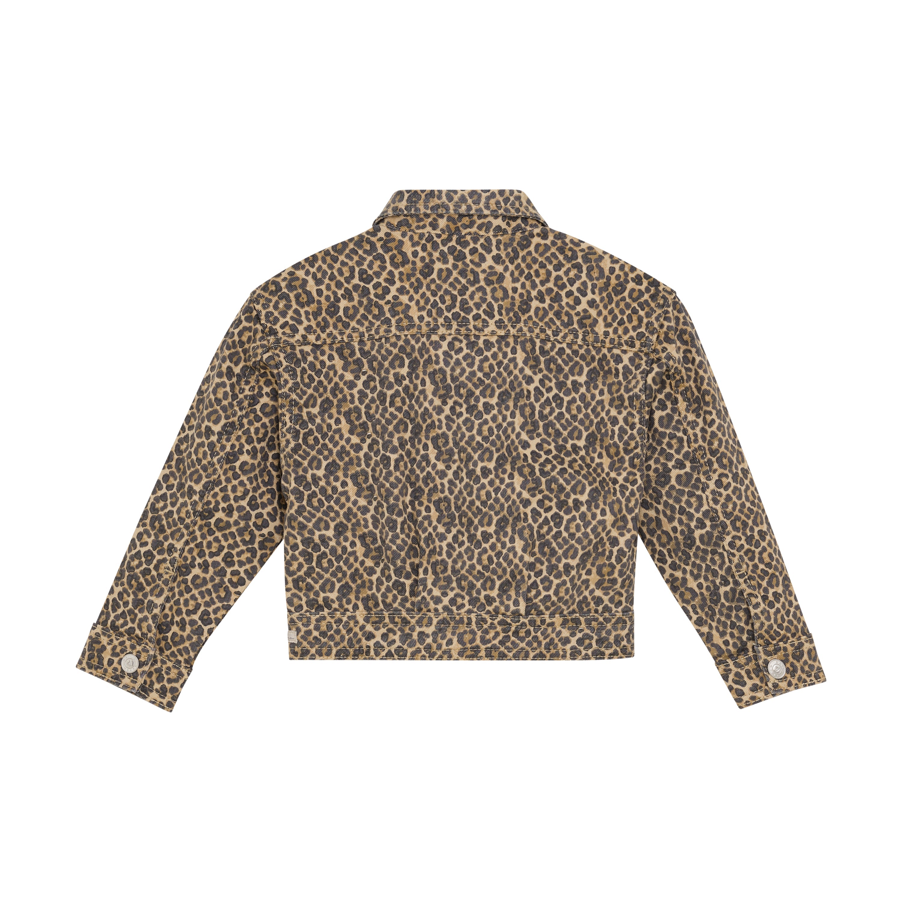 Meisjes Twill Jacket Animal van Daily7 in de kleur Latte Sand in maat 128.