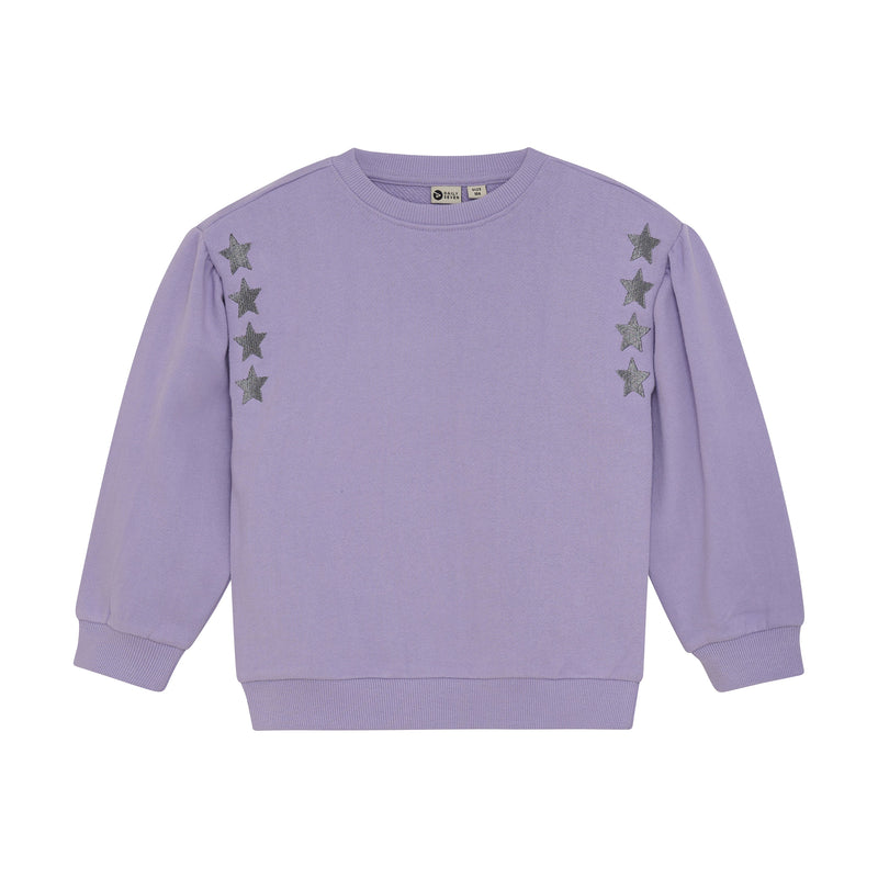 Meisjes Sweater Embroidery Sleeve van Daily7 in de kleur Daybreak in maat 128.