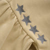 Meisjes Sweater Embroidery Sleeve van Daily7 in de kleur Latte Sand in maat 128.
