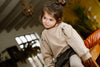 Meisjes Sweater Embroidery Sleeve van Daily7 in de kleur Latte Sand in maat 128.