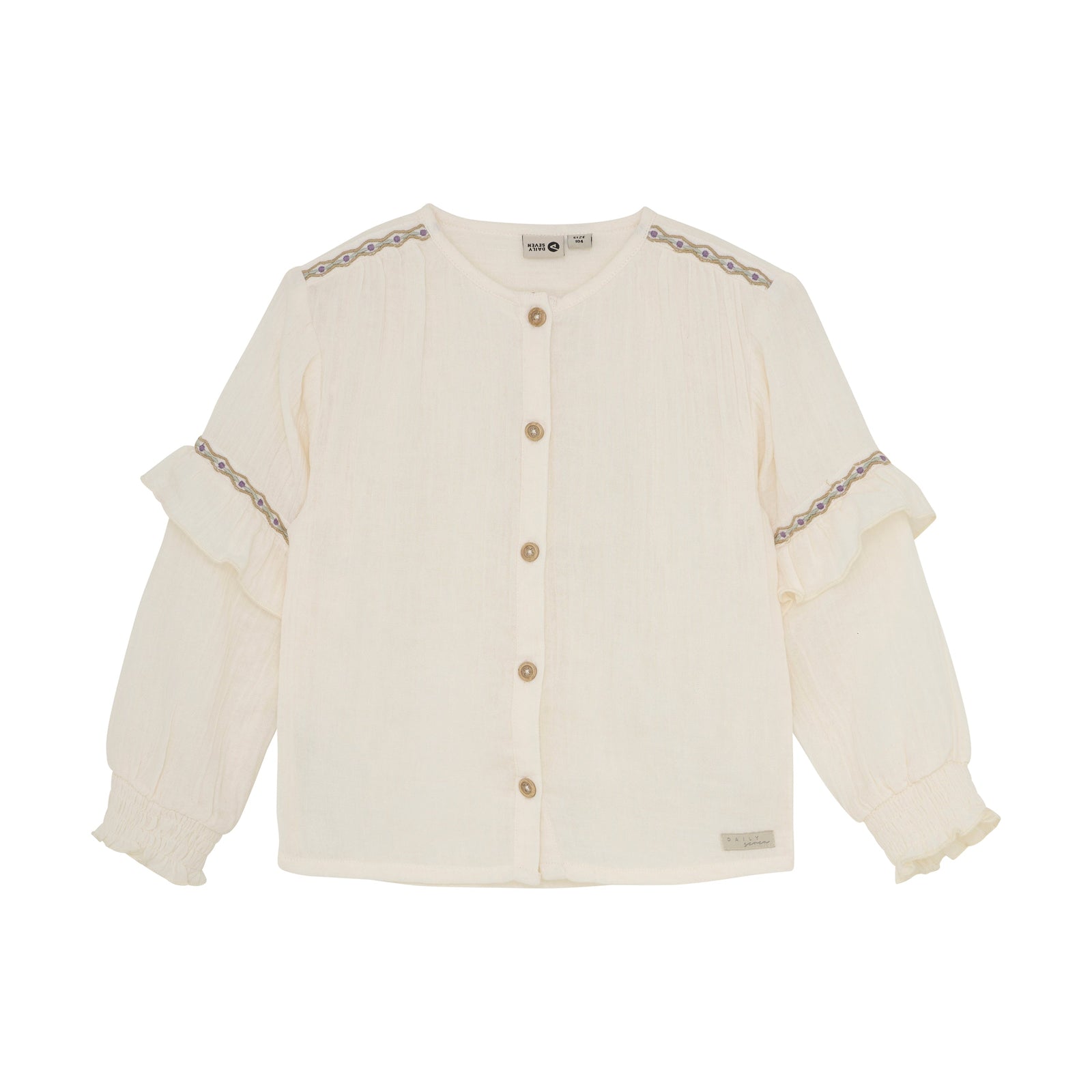 Daily7 Shirt Longsleeve Ruffle