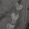 Meisjes Jeans Wide Fit van Daily7 in de kleur Used Grey Denim in maat 128.