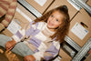 Meisjes Jeans Mom Fit Heart Pocket van Daily7 in de kleur Medium Denim in maat 128.