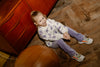 Meisjes Flared Velvet Pants van Daily7 in de kleur Daybreak in maat 128.