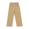 Meisjes Pants Wide Fit Washed Stars van Daily7 in de kleur Latte Sand in maat 128.