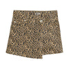 Meisjes Twill Skort Animal  van Daily7 in de kleur Latte Sand in maat 128.