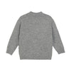 Meisjes Knitted Sweater Heart van Daily7 in de kleur Medium Grey Melange in maat 128.