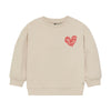 Meisjes Sweater Brushed Backprint van Daily7 in de kleur Sandshell in maat 128.
