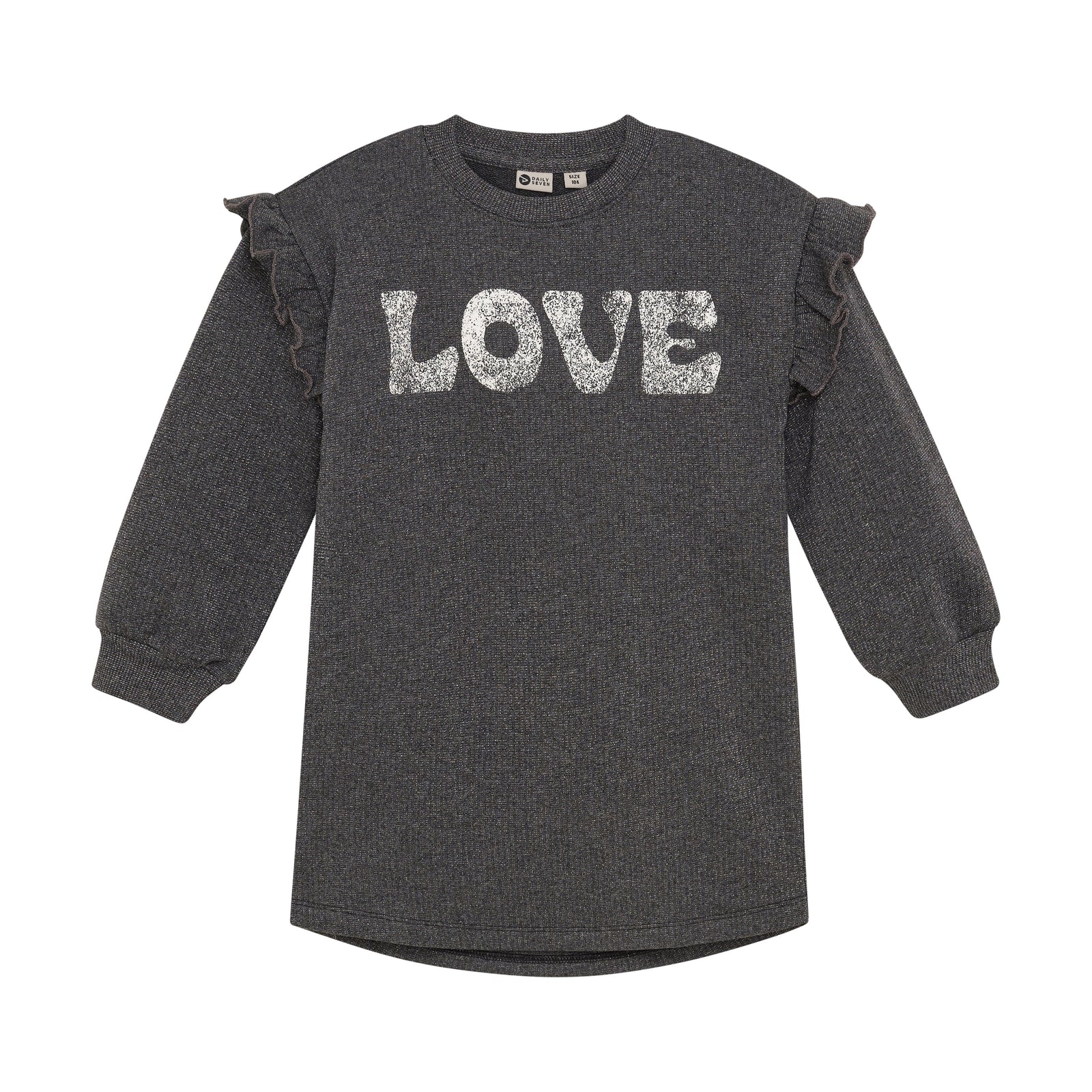 Daily7 Sweatdress Longsleeve Print