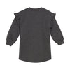 Meisjes Sweatdress Longsleeve Print van Daily7 in de kleur Phantom in maat 128.
