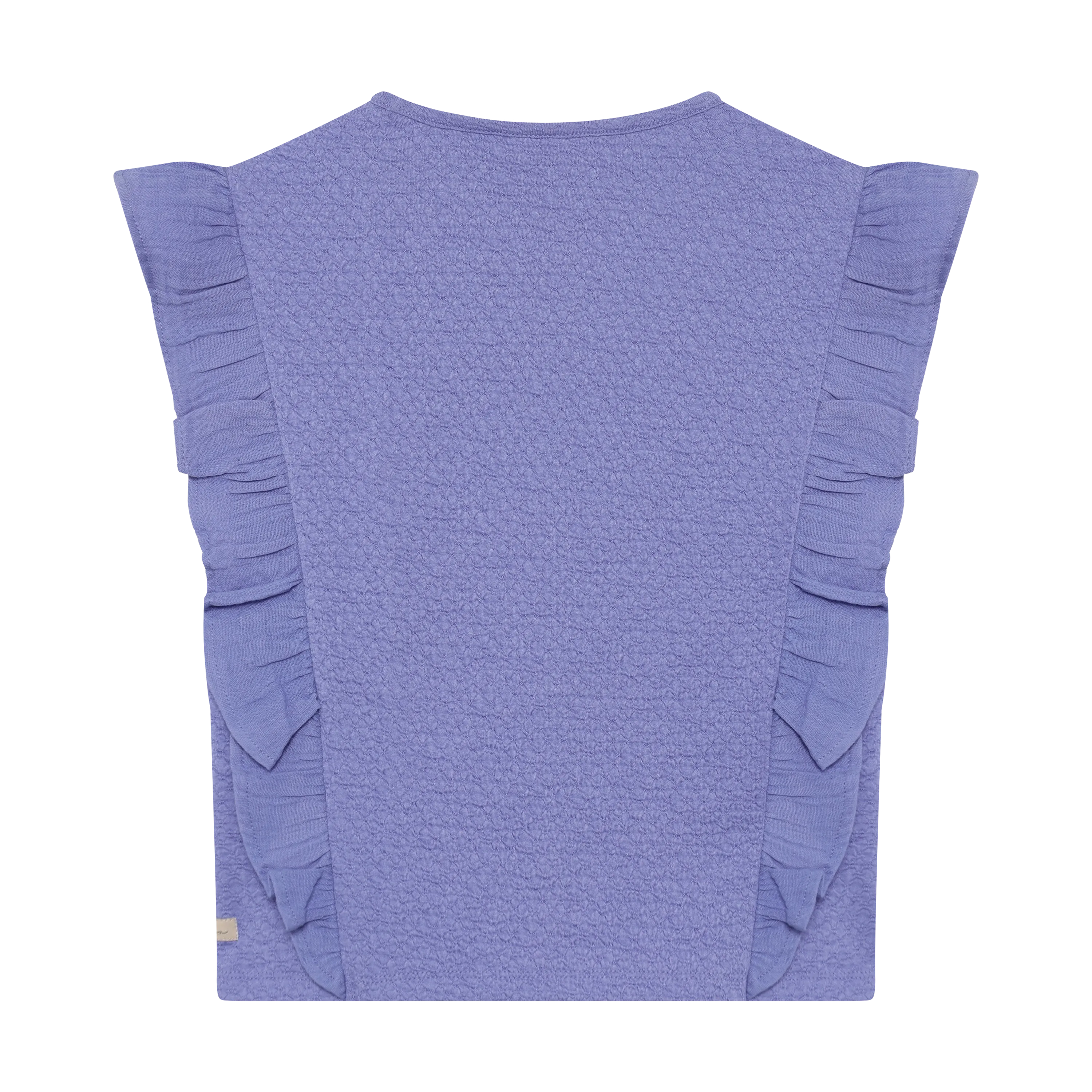 Meisjes T-shirt Ruffle van Daily7 in de kleur Lolite in maat 128.