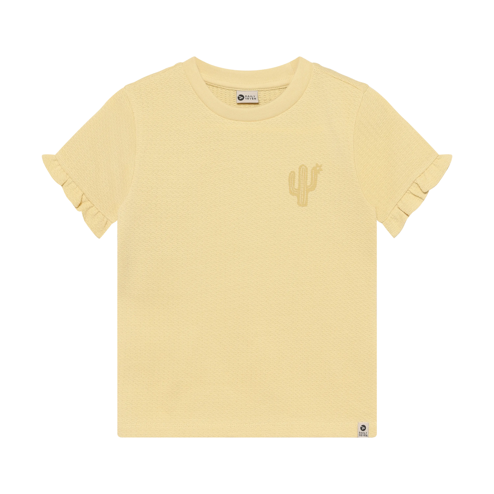 Daily7 T-shirt Ruffle Backprint