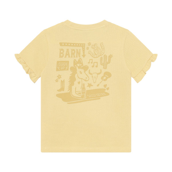 Daily7 T-shirt Ruffle Backprint