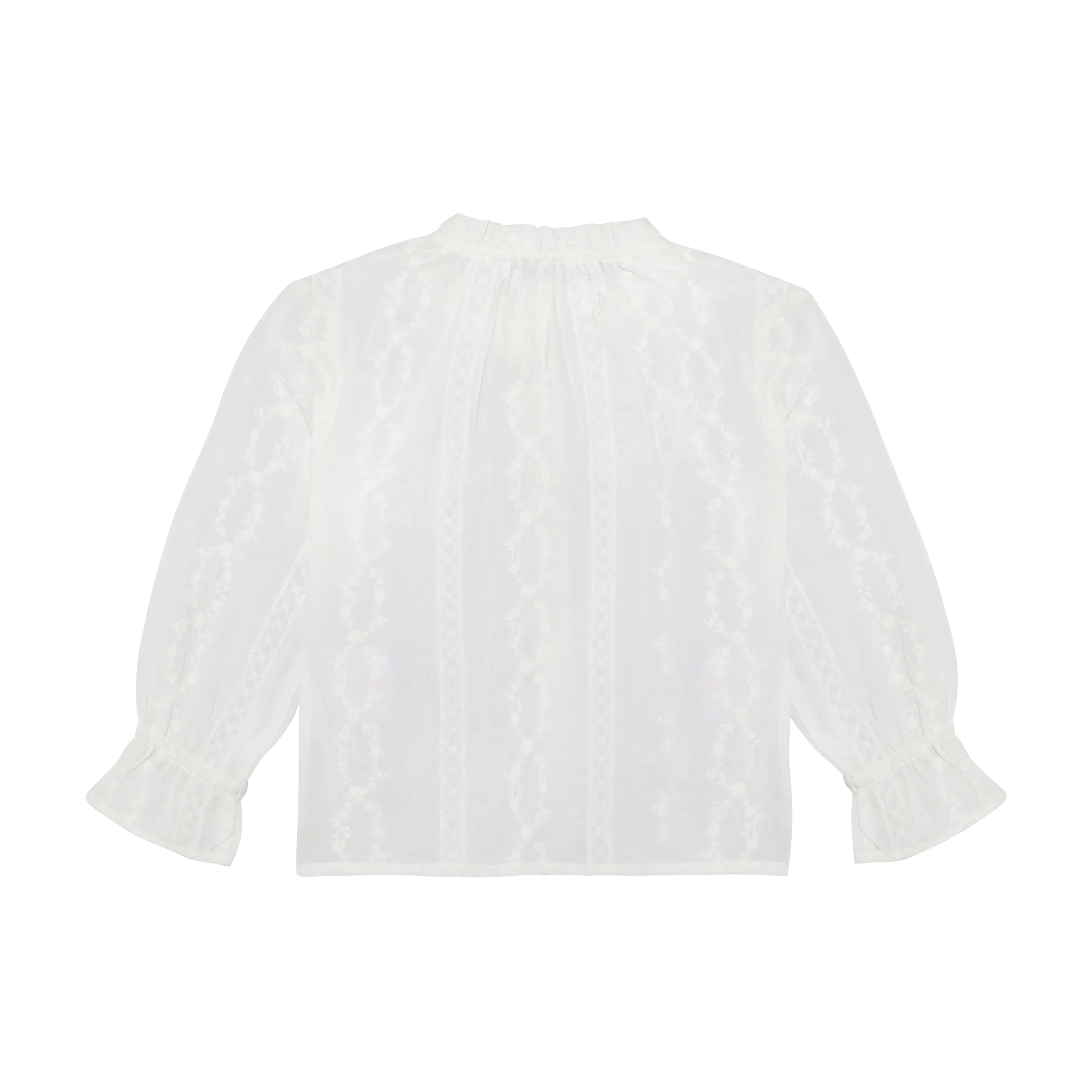 Meisjes Shirt Longsleeve Fancy van Daily7 in de kleur Egret in maat 128.