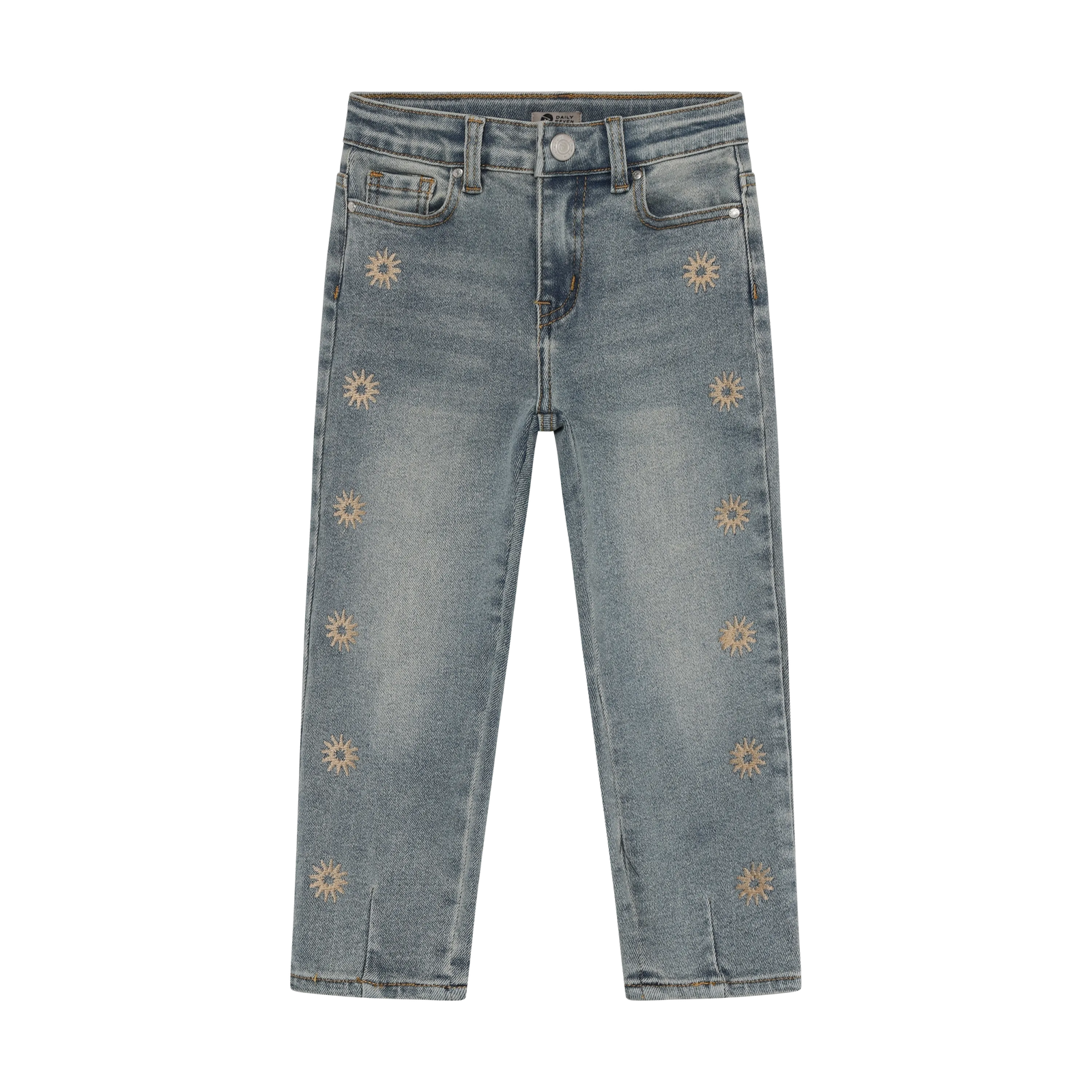 Daily7 Denim Mom Fit Embroidery