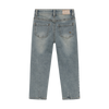 Meisjes Denim Mom Fit Embroidery van Daily7 in de kleur Used Medium Denim in maat 128.