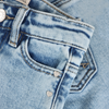 Meisjes Denim Wide Fit Studs van Daily7 in de kleur Blue Denim in maat 128.