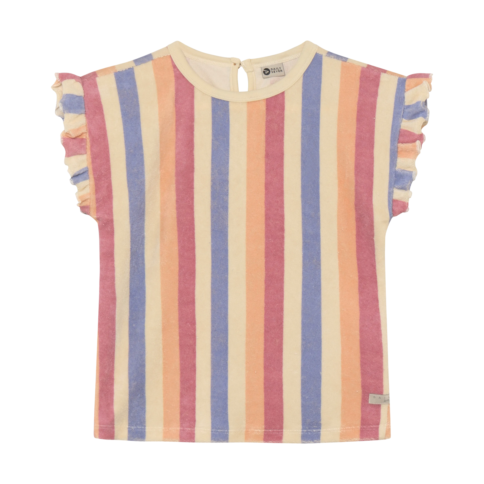 Daily7 T-shirt Terry Striped