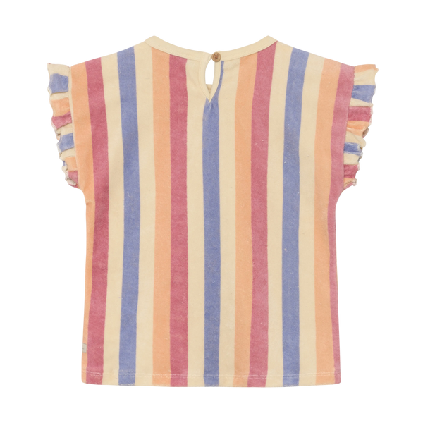 Daily7 T-shirt Terry Striped