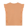 Meisjes T-shirt Ruffle van Daily7 in de kleur Dusty Coral in maat 128.