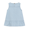 Meisjes Light Weight Denim Singlet van Daily7 in de kleur Light Denim Blue in maat 128.