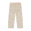 Meisjes Wide Pants Allover Print van Daily7 in de kleur Sandshell in maat 128.