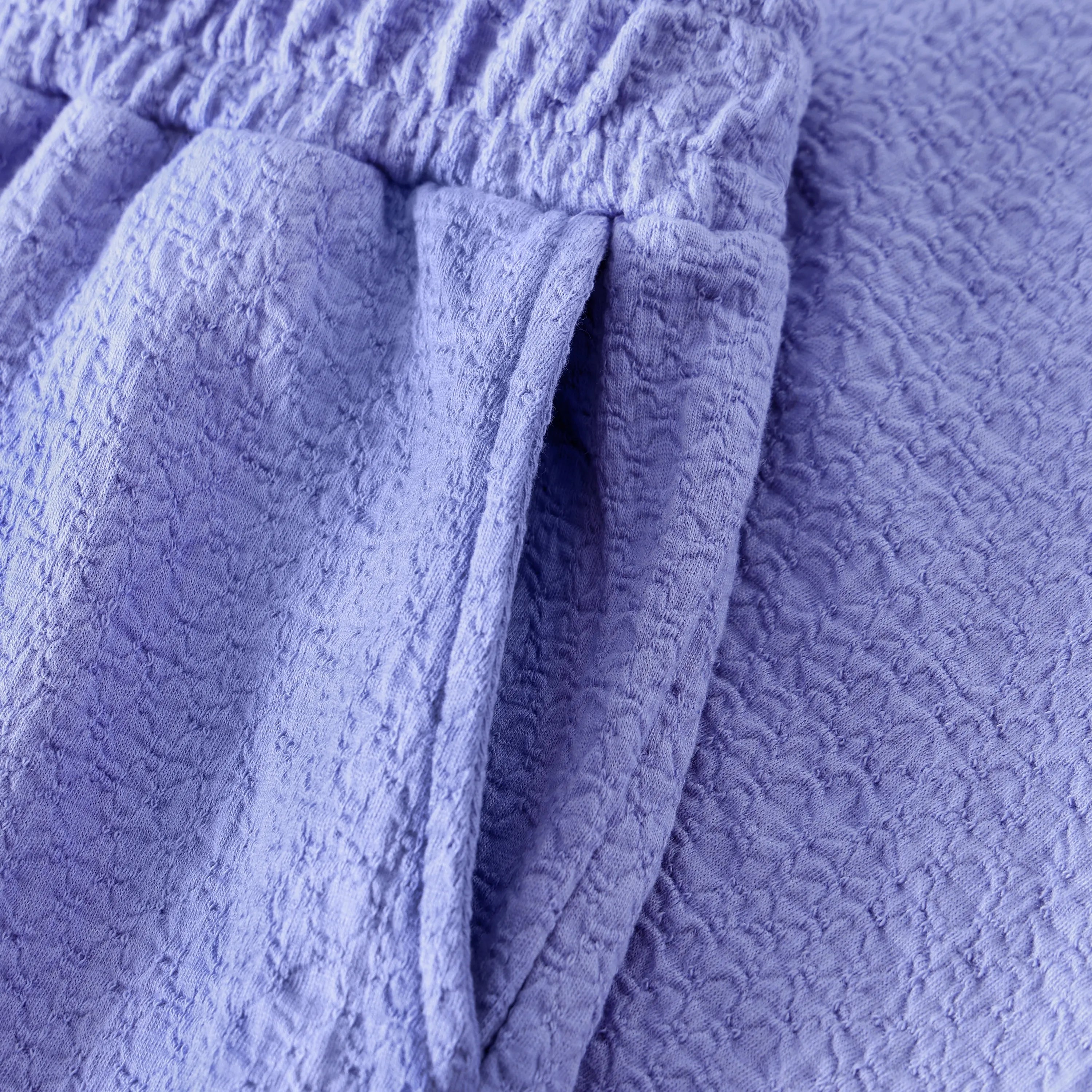 Meisjes Wide Structure Pants van Daily7 in de kleur Lolite in maat 128.