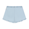 Meisjes Light weight Denim Shorts van Daily7 in de kleur Light Denim Blue in maat 128.