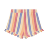 Meisjes Terry Shorts Striped van Daily7 in de kleur Heather Rose in maat 128.