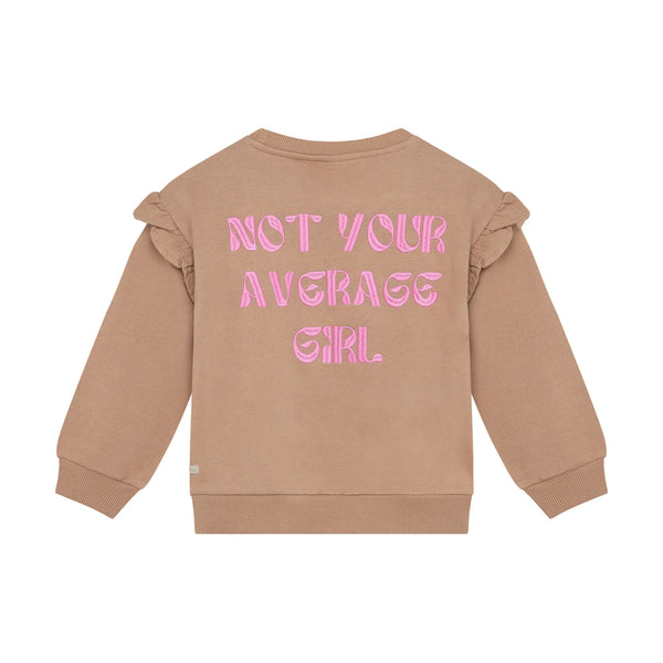 Daily7 Sweater Backprint Ruffle